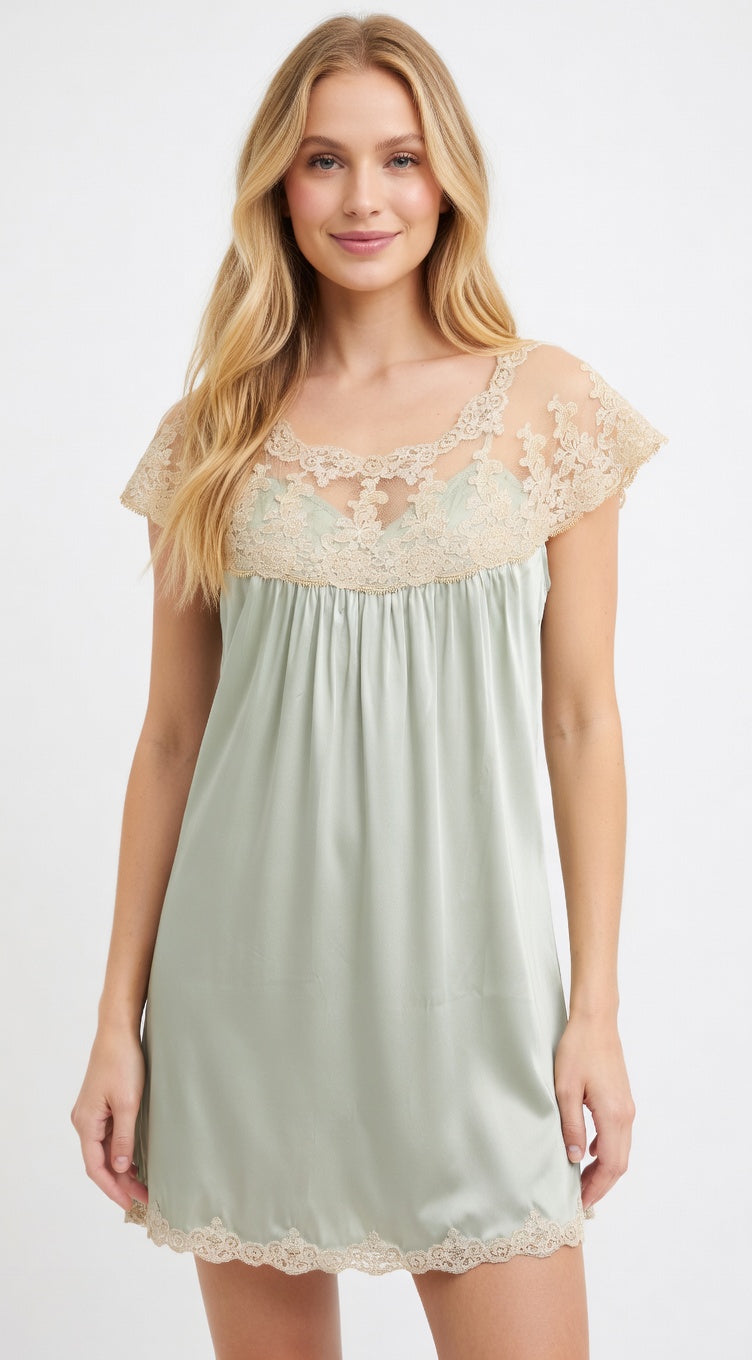 DORI Babydoll Silk Nightgown