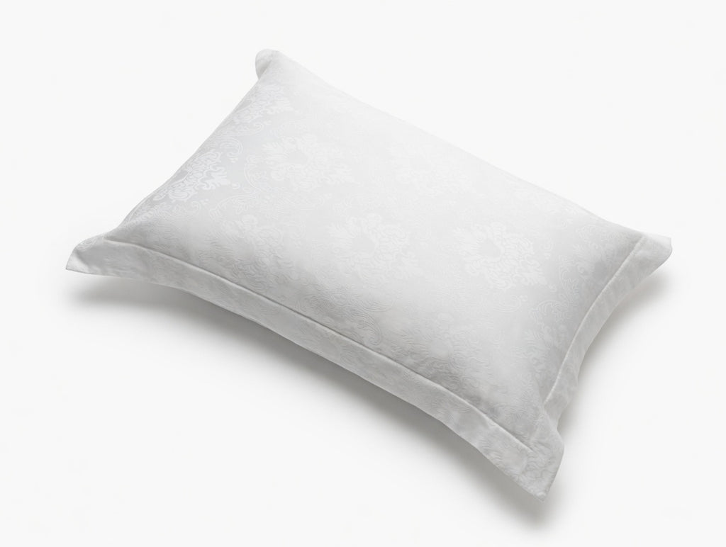 Jacquard White Bedsheet Set