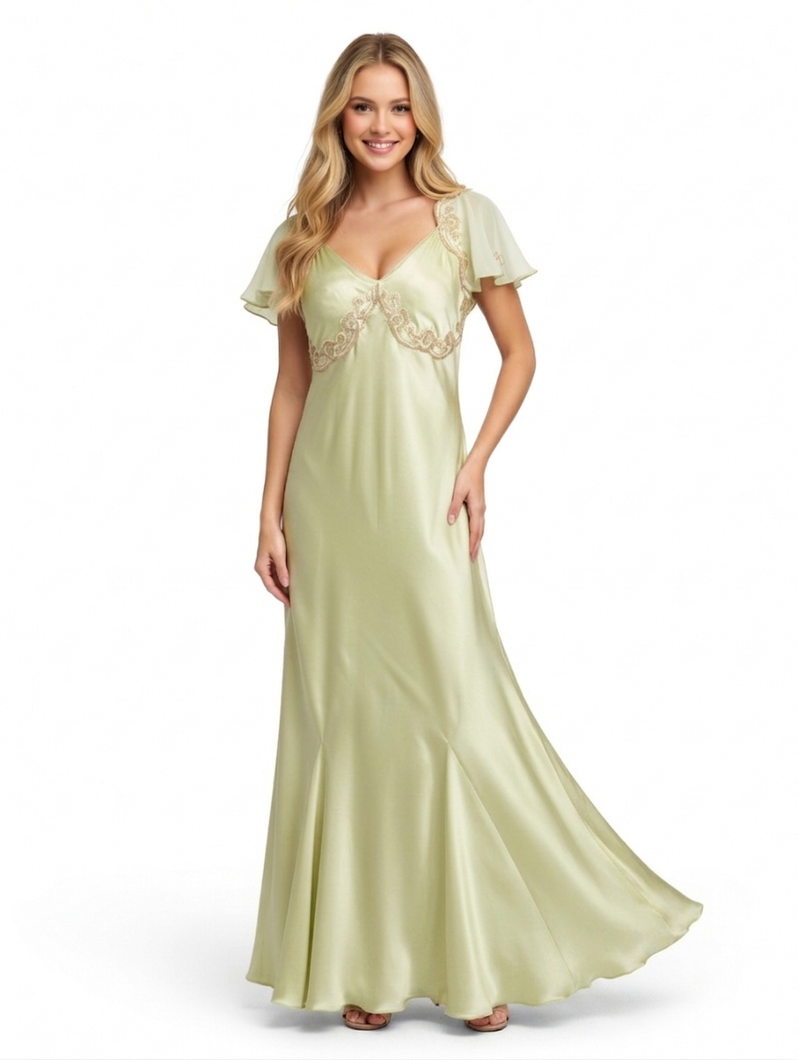 FAM Bridal Silk Nightgown