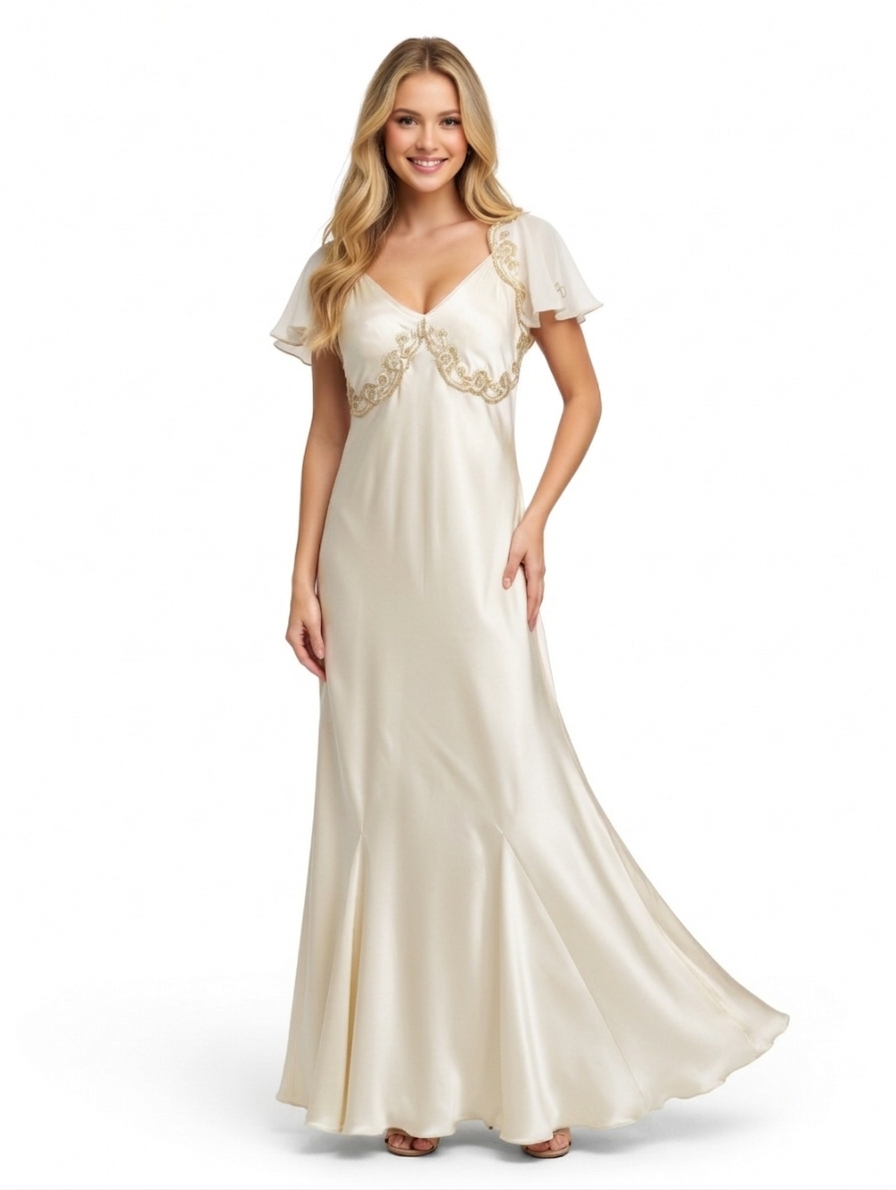 FAM Bridal Silk Nightgown