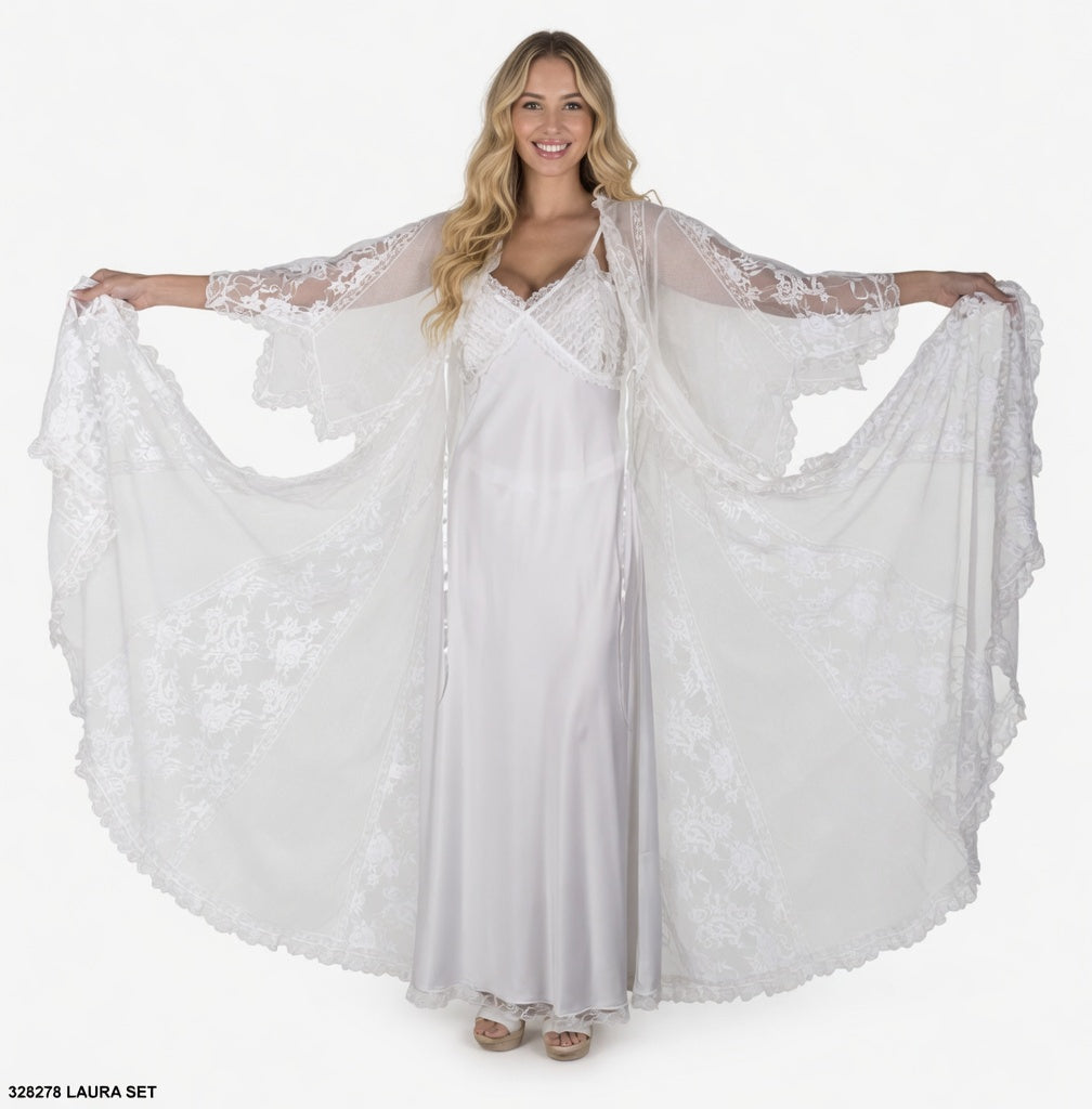 Laura Silk Set Night Gown