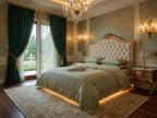 Rosalie Lace Bedsheet Set Pistachio+Lace Off-White