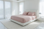 Jacquard Old Pink Bedsheet Set