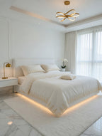 Olivea Lace Bedsheet Set Off-White +offwhite Lace