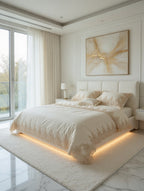 Harmony 2 Lace Bedsheet Set Off White With Off White Border Lace