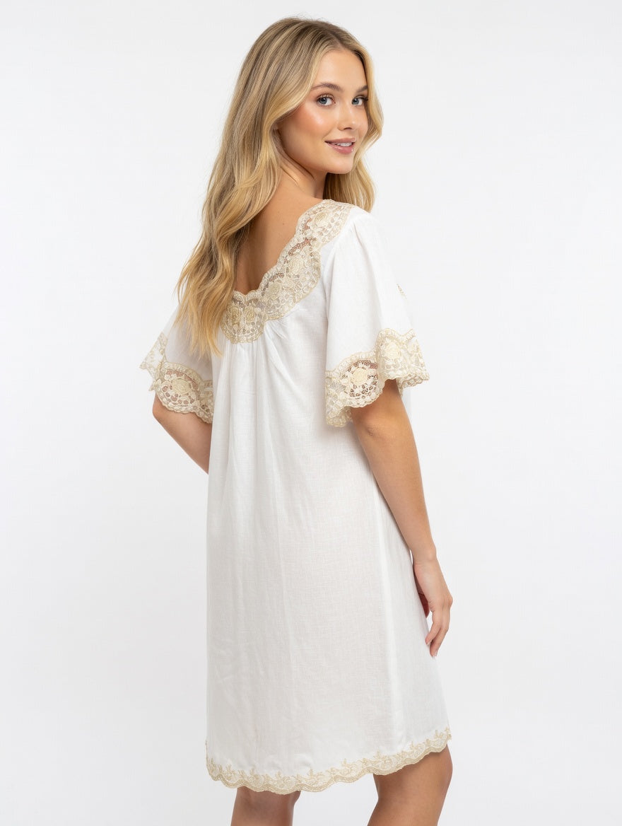 DOAA Baby Doll Cotton Night Gown