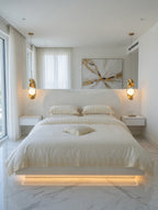 Olivea Lace Bedsheet Set Off-White +offwhite Lace