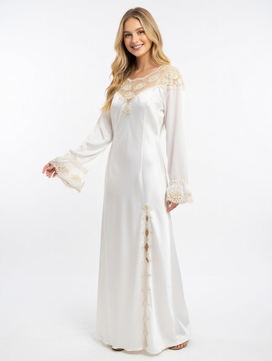 FARAH Silk Night Gown