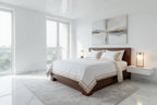 Border Brown /White Bedsheet Set