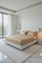 Jacquard Brown Bedsheet Set