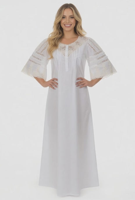 Silviana Night Gown Cotton