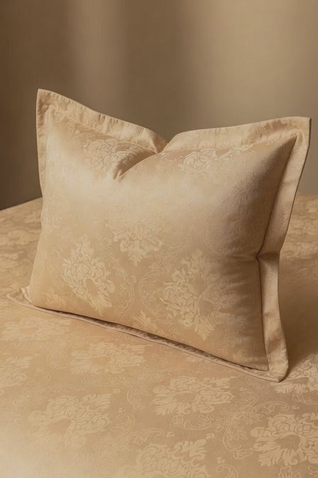 Jacquard Brown Bedsheet Set