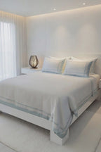 Border Blue/White Bedsheet Set