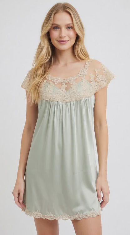 DORI Babydoll Silk Nightgown