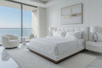 Jacquard White Bedsheet Set